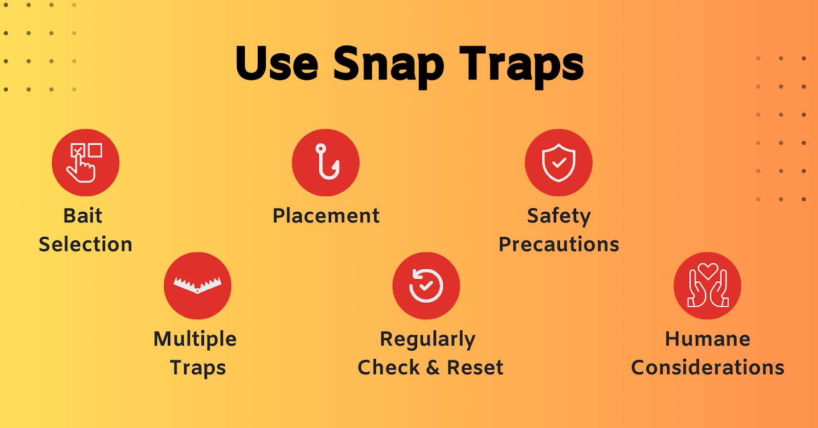 Use Snap Traps