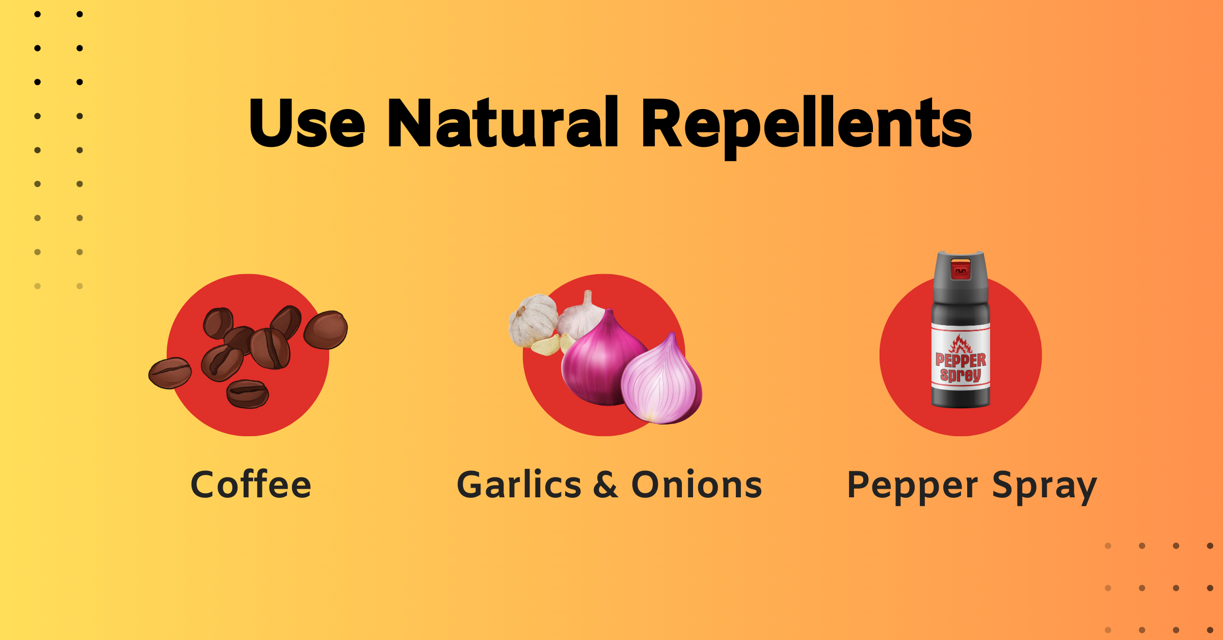 Use natural repellents