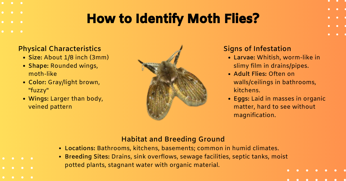 How to Identify Moth Flies