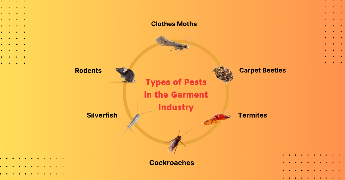 Types of Pests in the Garment Industry