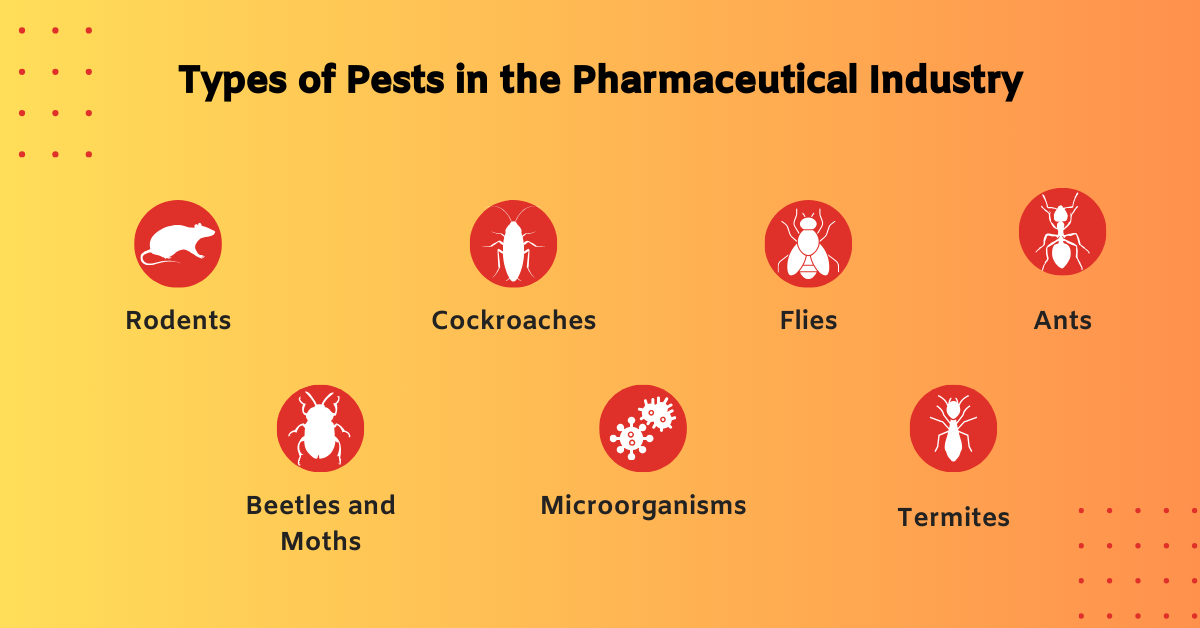 Types of Pests in the Pharmaceutical Industry